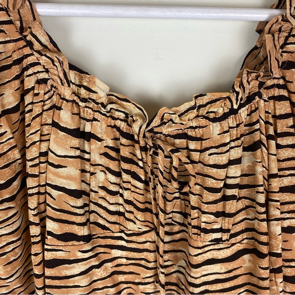 Faithfull The Brand Ira Animal Print Mini Dress - Picture 5 of 13